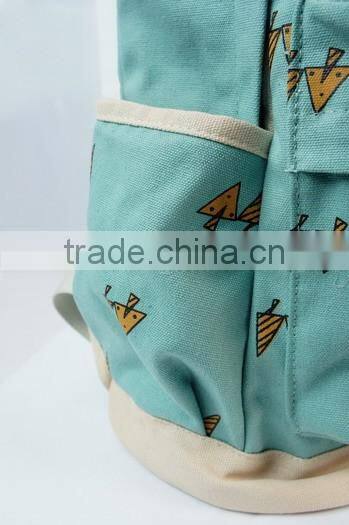 Casual Style Canvas Laptop Backpack/School Bag/Travel Daypack/Handbag