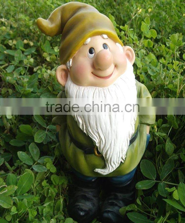 Popular cute resin small garden decoration gnome figurines wholesale