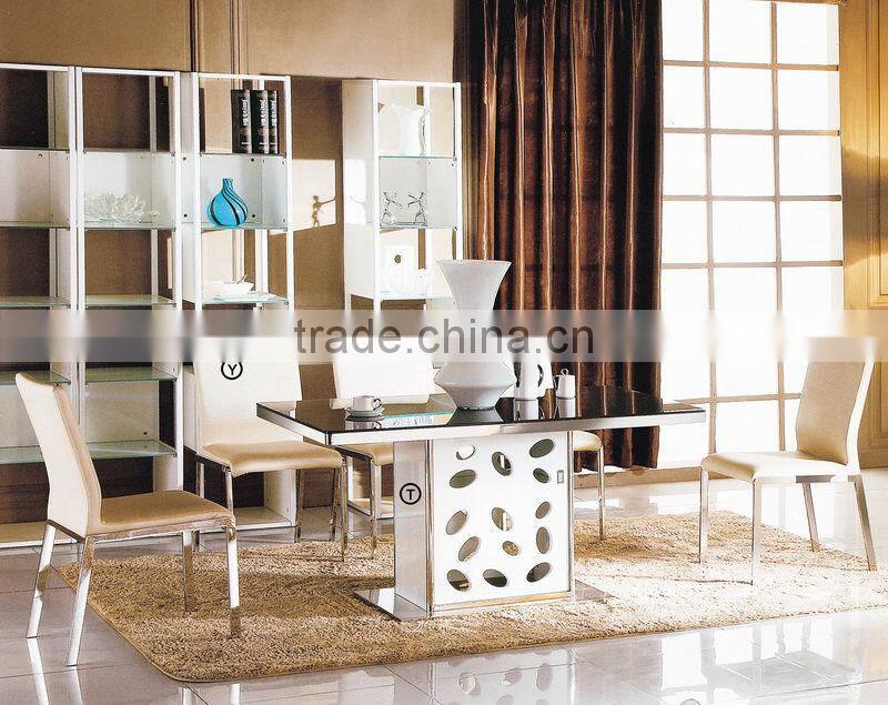 LH-232T Glass top dining table