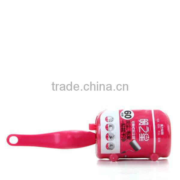 Wooden handle Lint Remover Roller with 60sheets Roll