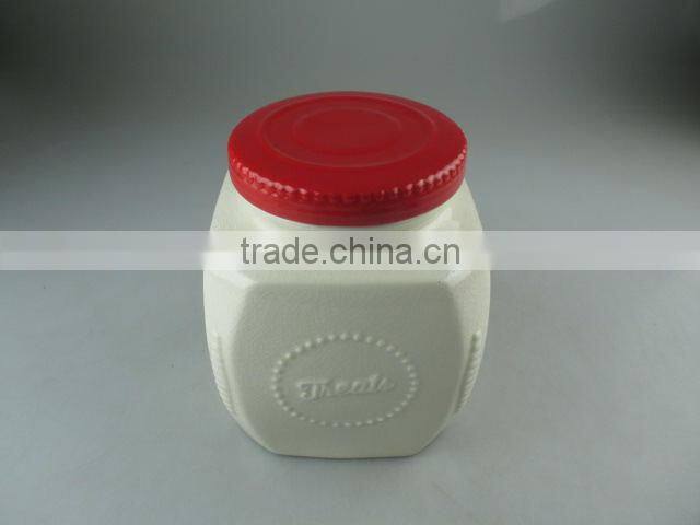 Stocklot ceramic canister/pot in cheap price
