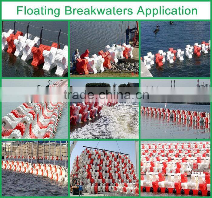 Floating wave breakwaters in Guangzhou