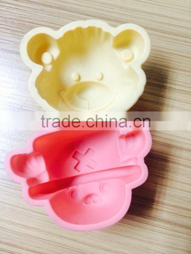 Cartoon shape of non-stick and cheap DIY silicone cake mold