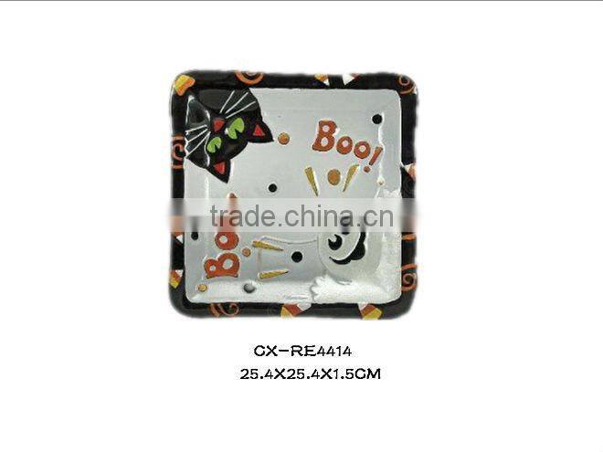 ceramic pumpkin --dolomite candle holder--electricplate finished pumpkin--Halloween Pumpkin Candle Holder