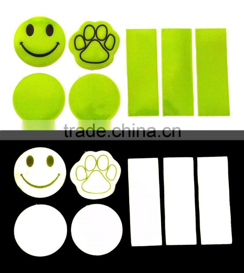 Fluorescence Yellow Safety Warning Self Adhesive stickers
