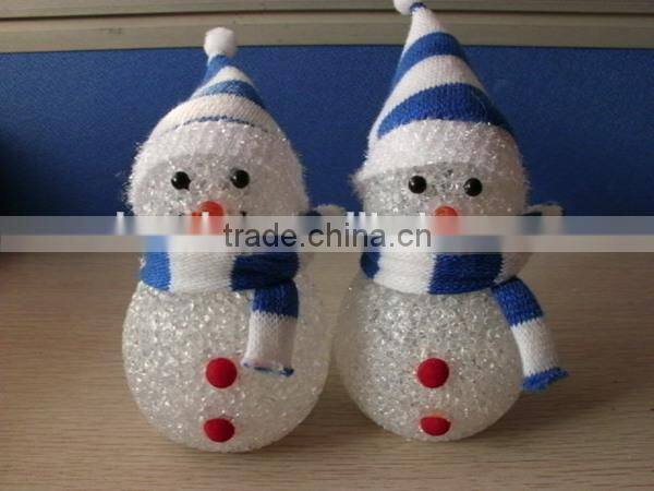 Hot sale Christmas snowman with LED light