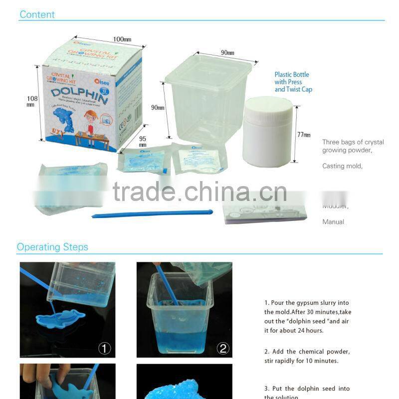 DIY Toy Creative Crystal Dolphin Creative Kit