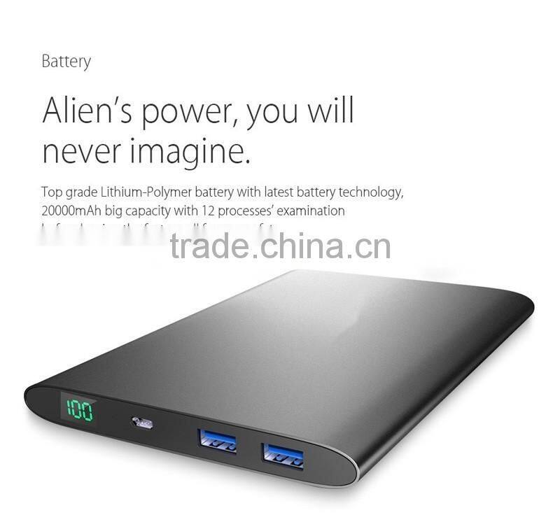 New arrival best selling portable slim power bank charger for mobile phones