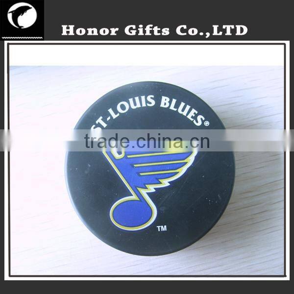 Rubber Custom Logo Printing Ice Hockey Puck