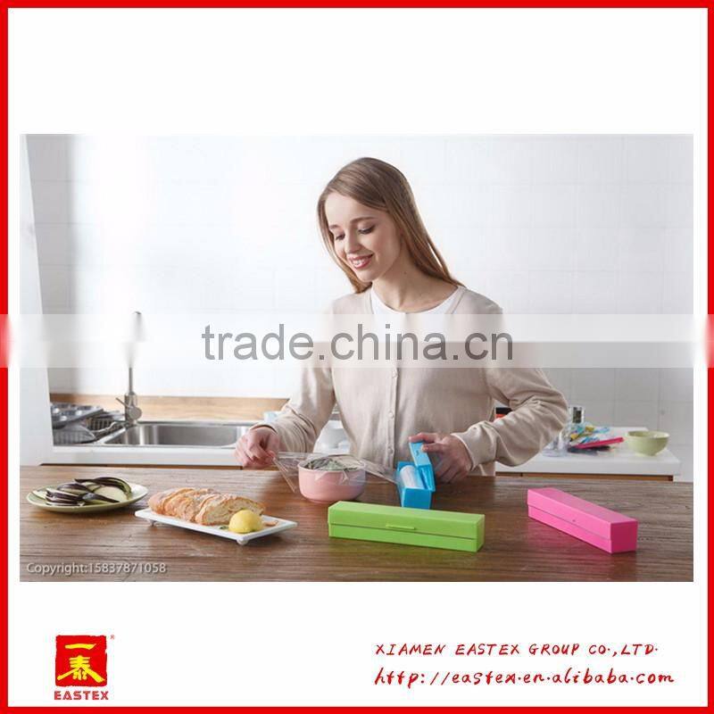 Convenient kitchen tool Cling Film Slide Cutter & cling film cutter