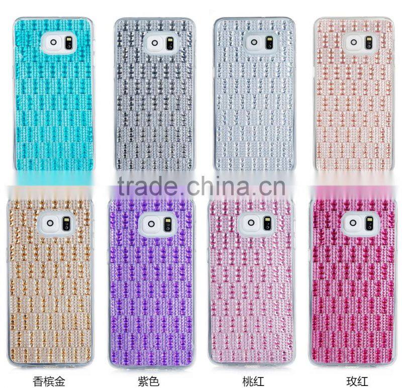 For Samsung s6 s7 edge/s6 s7 plus TPU cell diamond phone case with cheap price