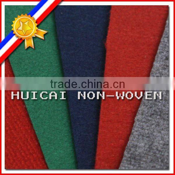 polyester needle punch velour exhibition carpet for wedding,cosino,show, car ,hotel and other places