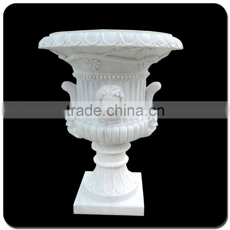 China white marble planter pot VFP-006L