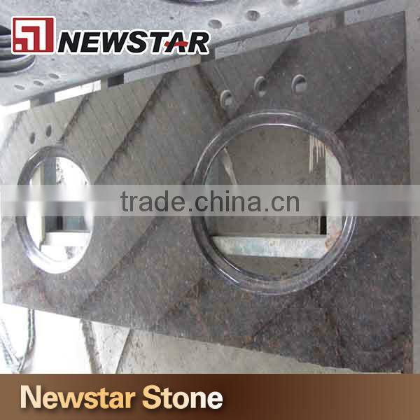 Newstar Cheap Granite Vanity Tops With Vessel Sink