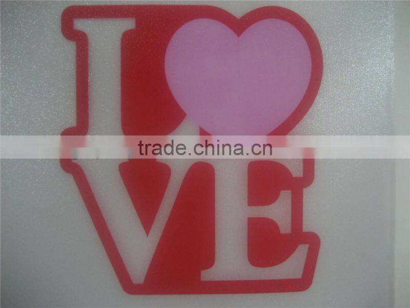 hot sale plastic product romantic red heart for valentines day gifts