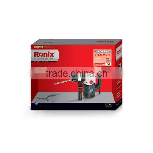 Ronix Power tools Rotary Hammer 36mm 1500W model 2736