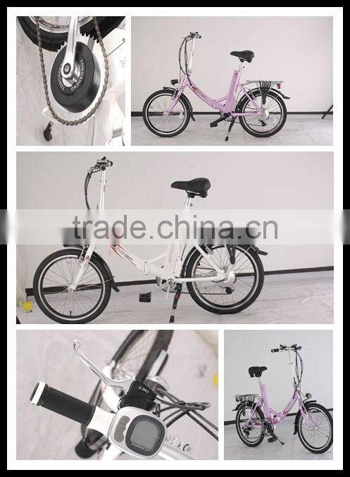 electric folding bike with PAS