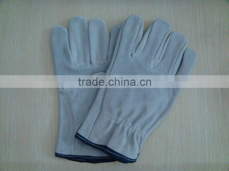 Safety cow split leather driver working gloves ZM103-H