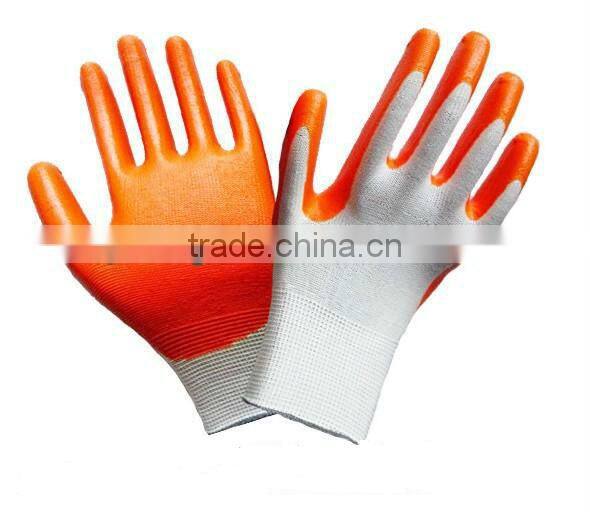 14 gauge Nitrile rubber gloves