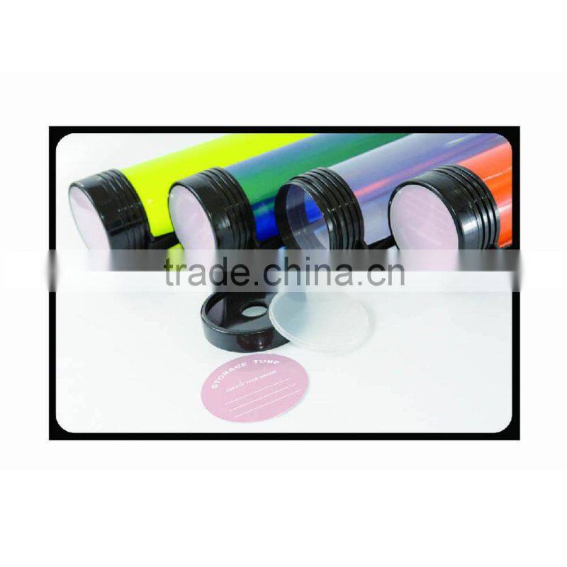 660mm transparent clear plastic student drawing tube