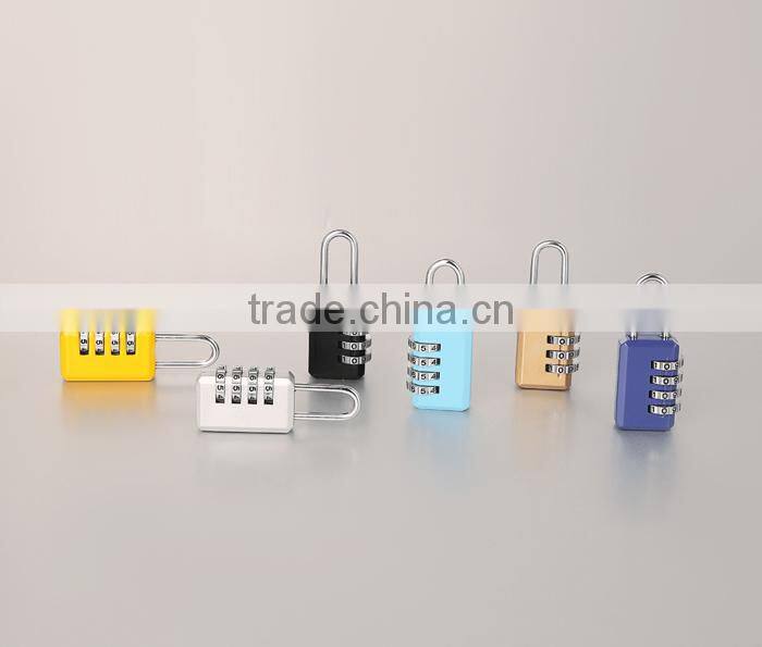 Nice color cute 4 digit combination mini padlock