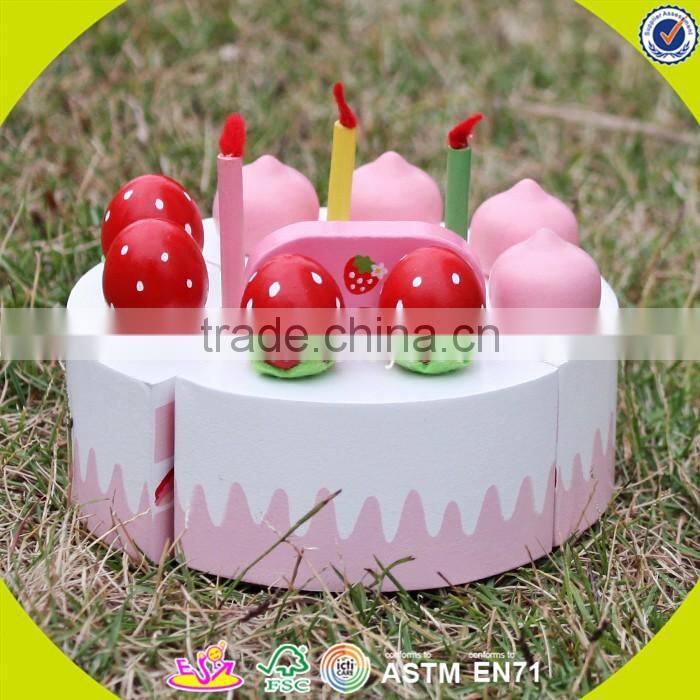 wholesale pretend play pink wooden kids baking set top fashion wooden kids baking set W10D013