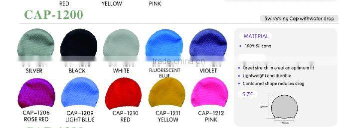 Swim Cap With Your Own Shape And Design (CAP-1200)