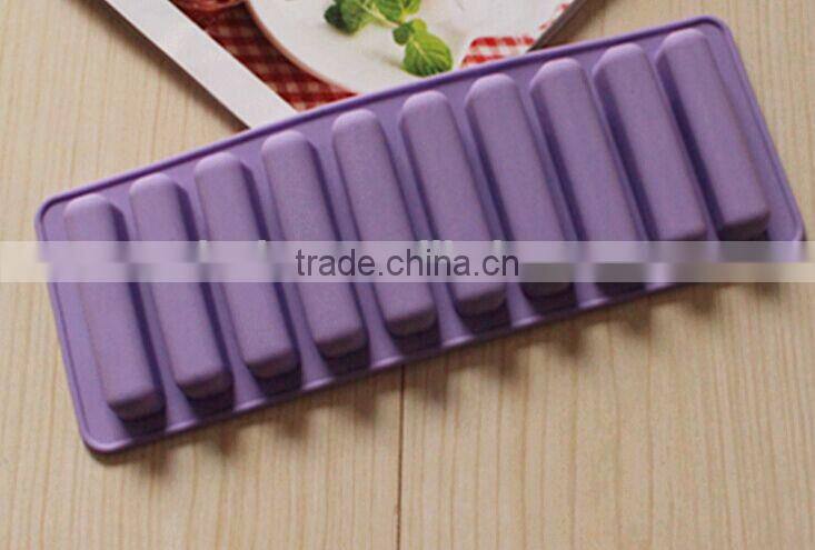 Safe Silicone Ice Cube Tray , Ice Cream Bar Molds