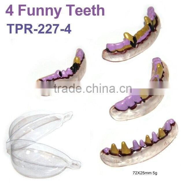 New Designed Colorful Funny Teeth for Party/Halloween Teeth Toys