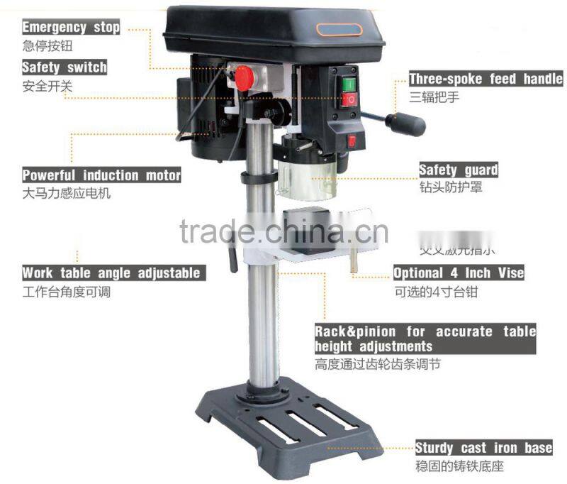 DP2501A CE Certification 10"sawing drill press