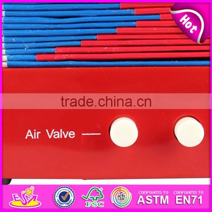 Hot selling children toy wooden musical accordion instrument W07K006A