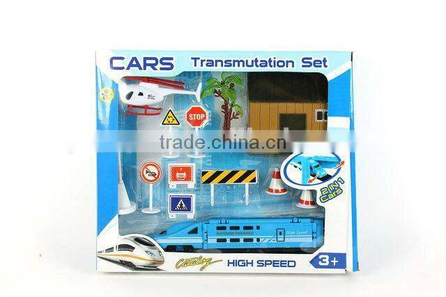 China toys Chenghai toys New toys for 2013 toys for children Cars transmutation set.Sigh speed