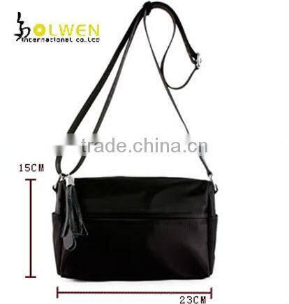 leisure & concise messenger bag with nylon