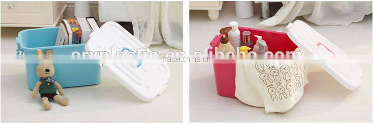 2015 wholesale heavy duty plastic storage box with lids and handle/heavy duty plastic storage box/plastic box