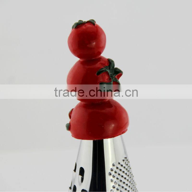 Wholesale tomato statue stianless steel 10 inch cassava grater