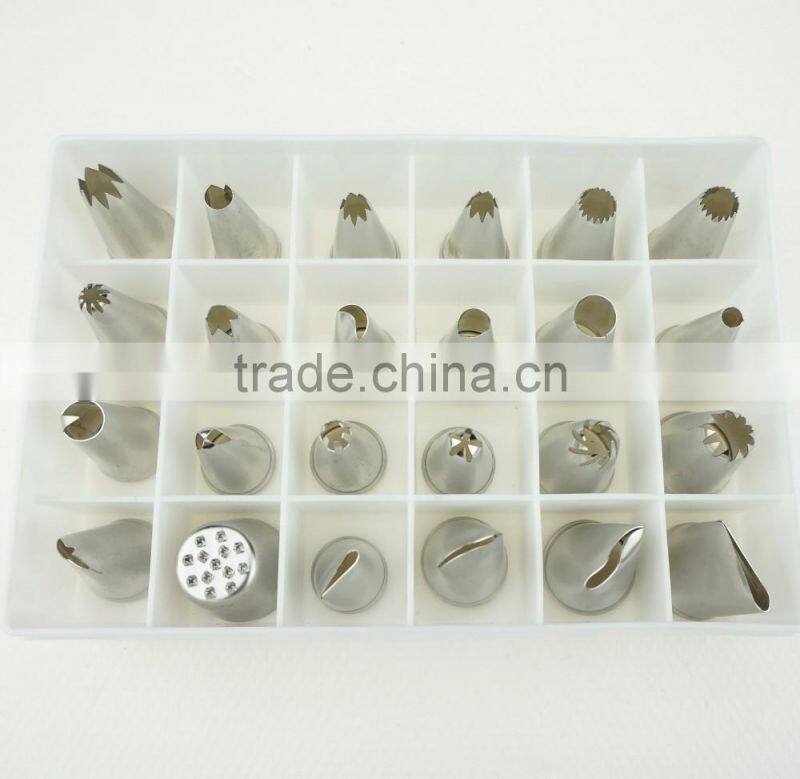 42157 Stainless Steel Cake Decorating Tips/Mouth for Pastry bag/Fondant Tools