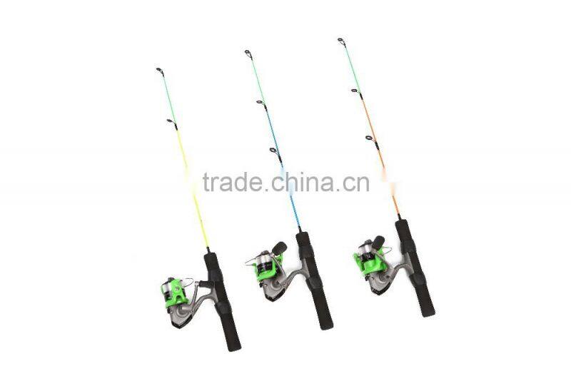 colorful fiber glass ice fishing rod, china fishing rod