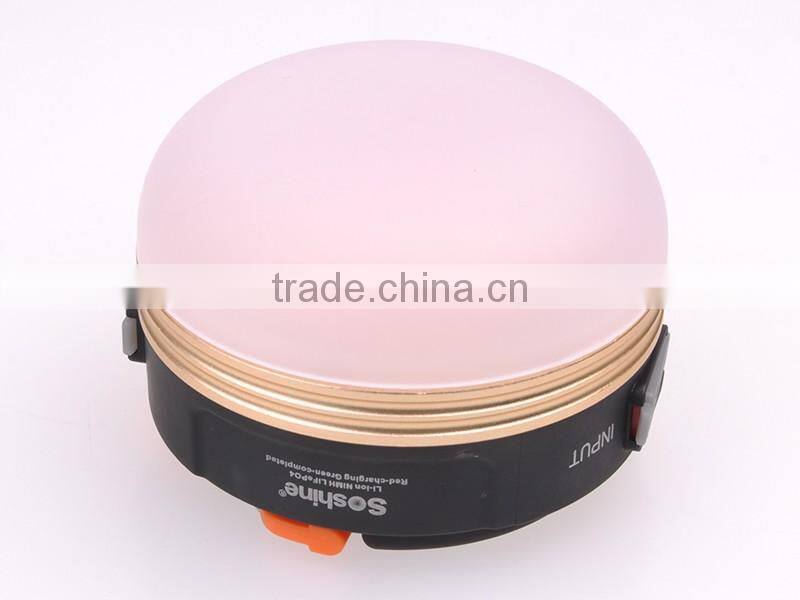 Soshine 100 Lumen 3 Mode Magnetism Small Rechargeable Led Camping Lantern With USB