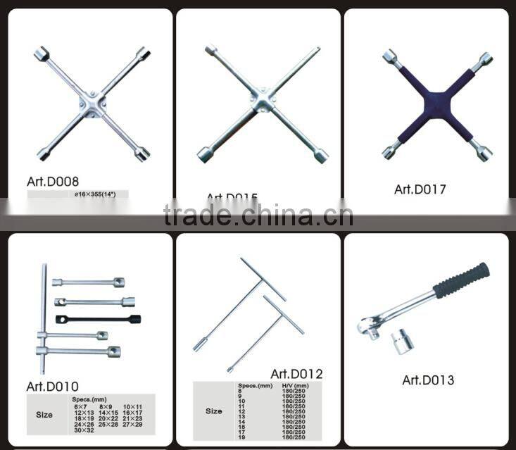 Cross rim wrench adjustable wrenches