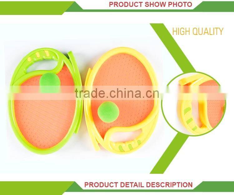 New product children sport toys plastic trampoline beach ball racket