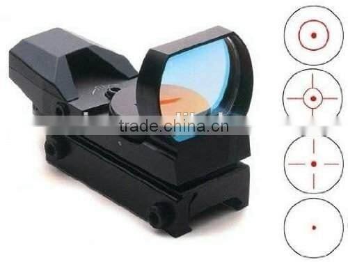 Erains Tactical Optics Combat Military 1x24x33 Multi Reticle Reflexible Sight Red Dot Scope with Weaver-Picatinny