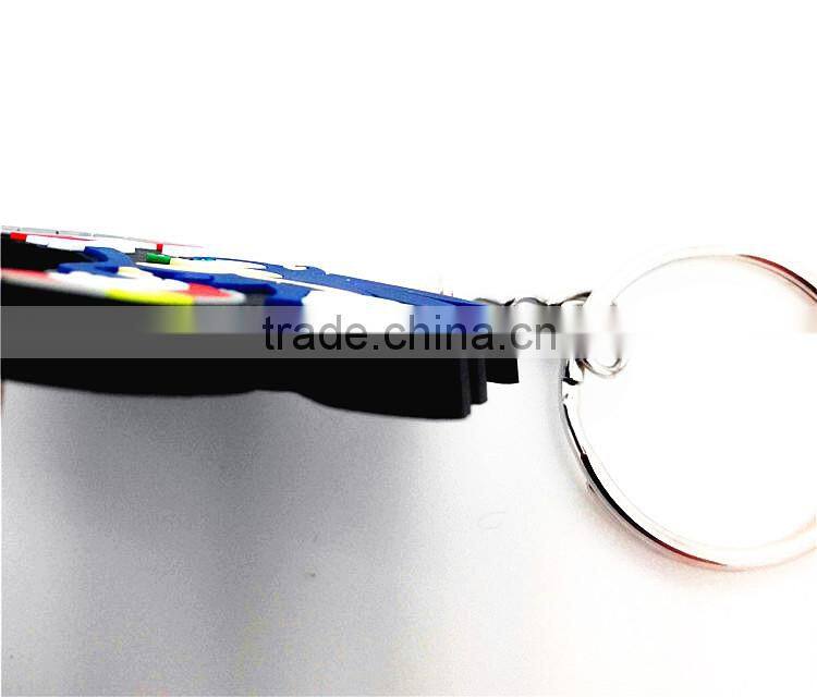 best sell factory price pvc keychain/ silicone keychain