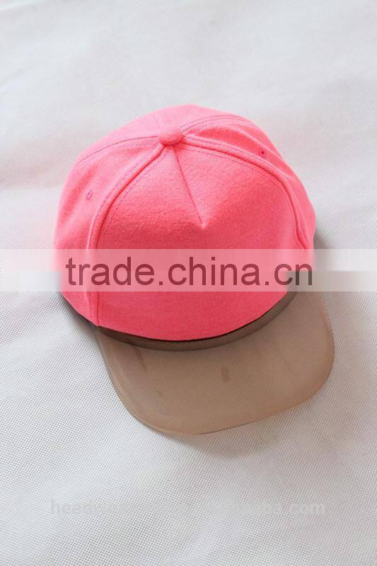 New Style Custom PVC Fluorescence Kid's Baseball Caps China Factory