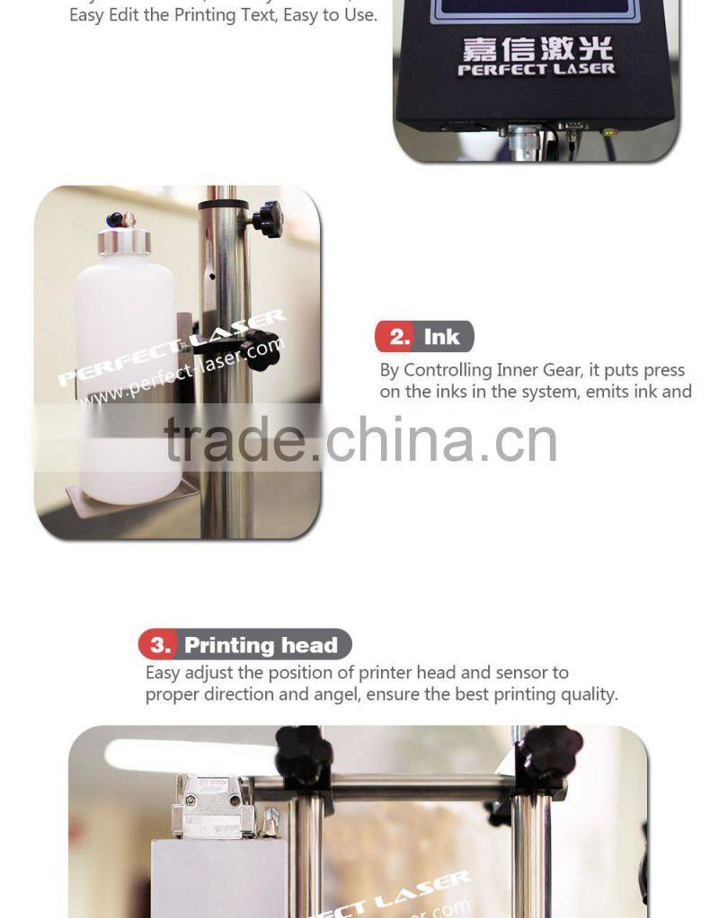 LCD color touch screen big character inkjet printer for Carton box for sale