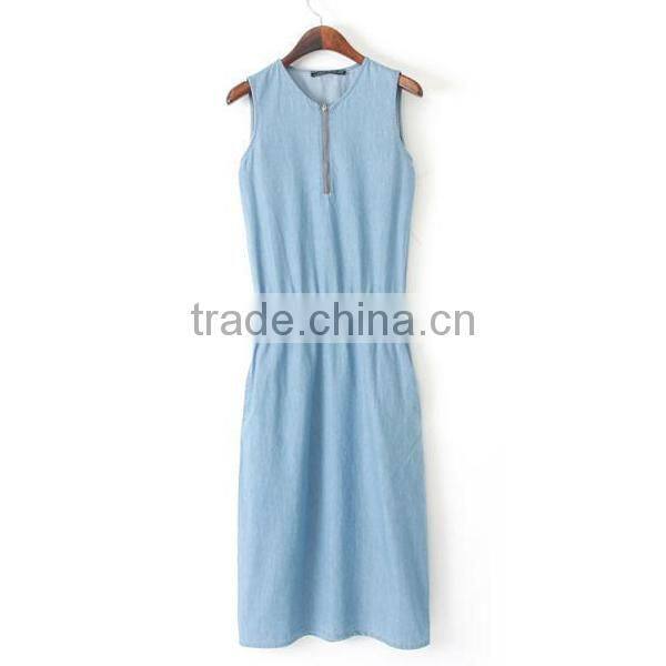 HD-D269 Wholesale elegant fashion demin women dress/ladies casual dress