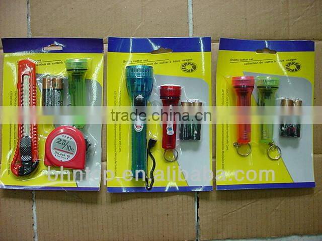 wholesale dollar products Household flashlight set