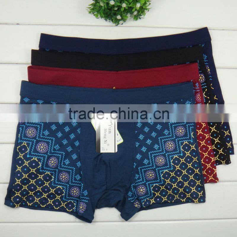 Good quality boxer short bamboo fiber men briefs underwear boxer shorts