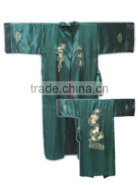 long silk robe