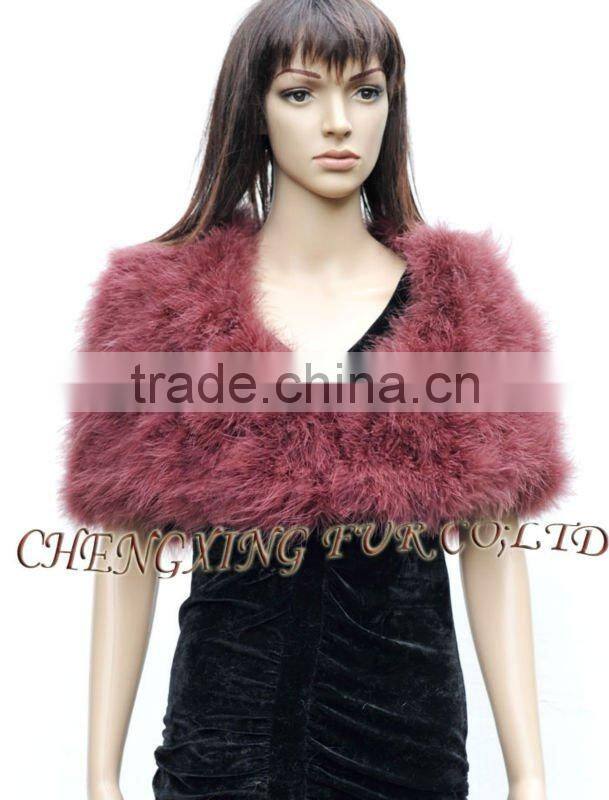 CX-B-87A Feather Wedding Dress Wraps Shawls