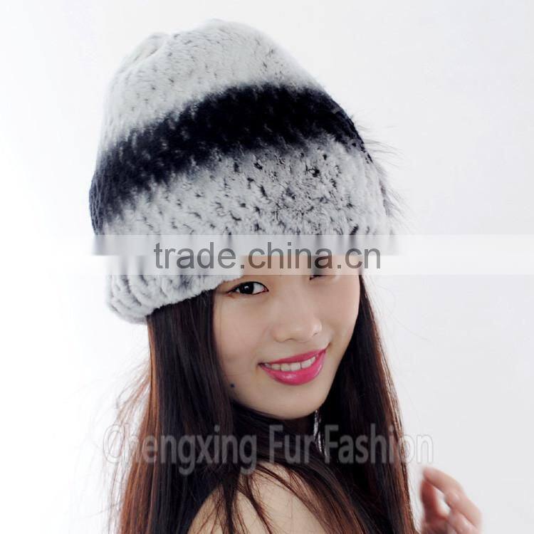CX-C-246E 2016 Russian Fashion Rex Rabbit Fur Winter Hat